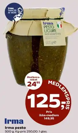SuperBrugsen Irma pesto tilbud