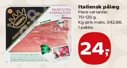 SuperBrugsen Italiensk pålæg tilbud