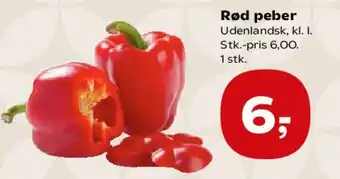 SuperBrugsen Rød peber tilbud