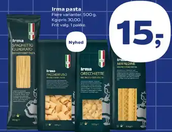 SuperBrugsen Irma pasta tilbud