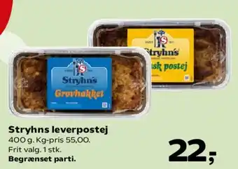 SuperBrugsen Stryhns leverpostej tilbud