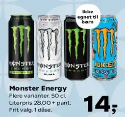 SuperBrugsen Monster Energy tilbud
