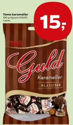 SuperBrugsen Toms Guld karameller tilbud
