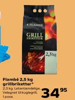 SuperBrugsen Flambé 2,5 kg grillbriketter tilbud