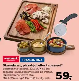 SuperBrugsen Skærebræt, pizzahjul eller tapasæt tilbud