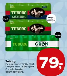 SuperBrugsen Tuborg tilbud