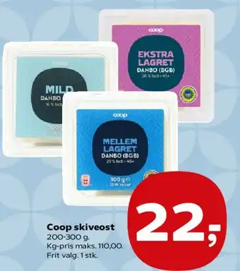 SuperBrugsen Coop skiveost tilbud
