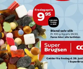 SuperBrugsen Bland selv slik tilbud
