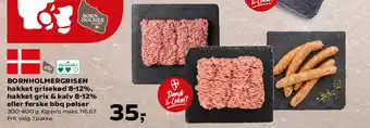 Kvickly Bornholmergrisen hakket grisekød tilbud