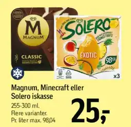 Føtex Magnum, Minecraft eller Solero is tilbud