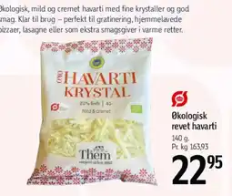 Føtex Havarti Krystal - økologisk revet havarti tilbud