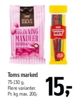 Føtex Anthon Berg / Toms / Nestle / Marabou bar tilbud