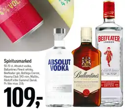 Føtex Spiritusmarked (Absolut vodka) tilbud
