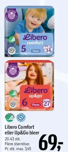 Føtex Libero (Comfort / Up&Go) bleer tilbud