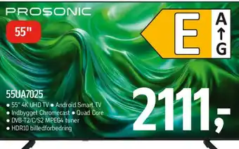 Føtex Prosonic 55 4K UHD Smart TV (55UA7025) tilbud