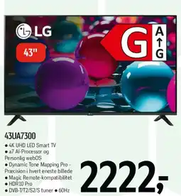 Føtex LG 43 4K UHD LED Smart TV (43UA7300) tilbud