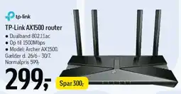 Føtex TP-Link AX1500 router (Archer AX1500) tilbud