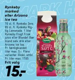 Bilka Rynkeby eller Arizona tilbud