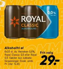 Bilka Royal Classic (alkoholfri) tilbud