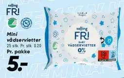 Bilka Vådservietter / Mini vådservietter tilbud