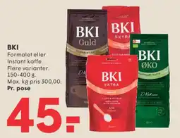 SPAR BKI kaffe tilbud