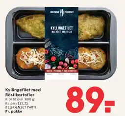 SPAR Kyllingefilet med rosti kartofler tilbud