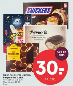SPAR Premier Is (ispinde, bægre eller isbåd) tilbud