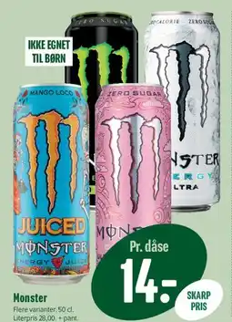 Min Købmand Monster (dåse) tilbud