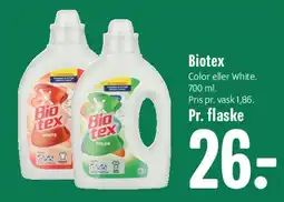 Min Købmand Biotex (vaskemiddel) tilbud