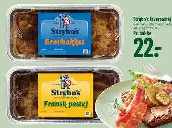 Min Købmand Stryhns Leverpostej tilbud