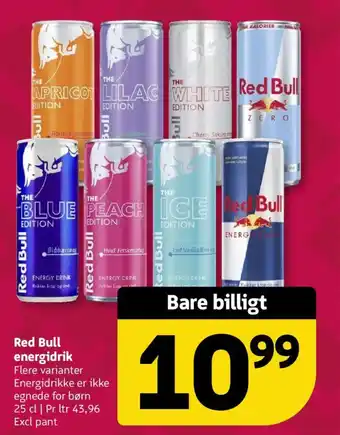 Red Bull energidrik