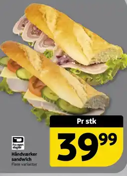 Løvbjerg Håndværker sandwich tilbud