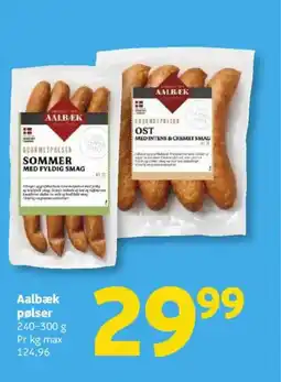 Løvbjerg Aalbæk pølser tilbud