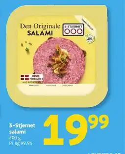 Løvbjerg 3-Stjernet salami tilbud