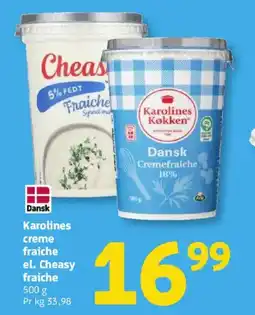 Løvbjerg Karolines creme fraiche el. Cheasy fraiche tilbud