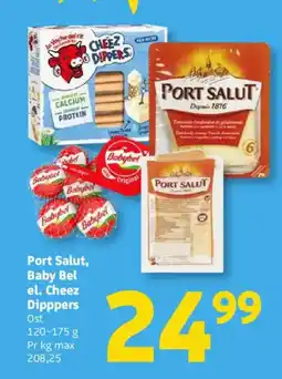 Løvbjerg Port Salut, Baby Bel el. Cheez Dipppers Ost tilbud