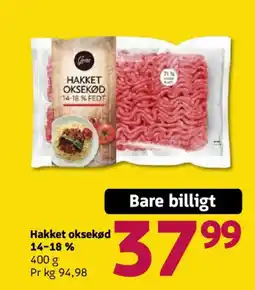 Løvbjerg Hakket oksekød 14-18 % tilbud