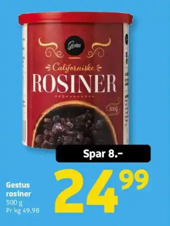 Løvbjerg Gestus rosiner tilbud