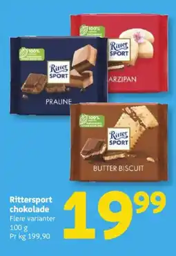 Løvbjerg Rittersport chokolade tilbud