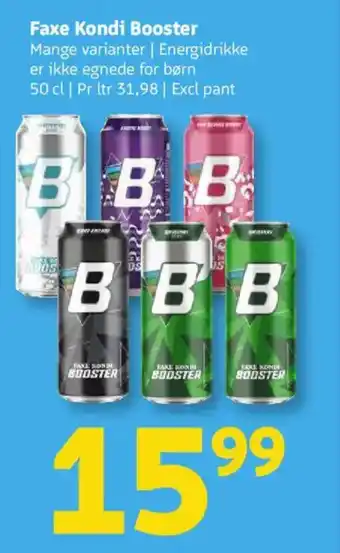 Løvbjerg Faxe Kondi Booster tilbud
