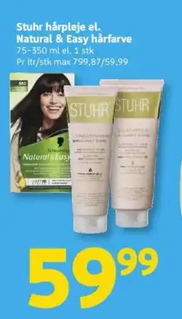 Løvbjerg Stuhr hårpleje el. Natural & Easy hårfarve tilbud