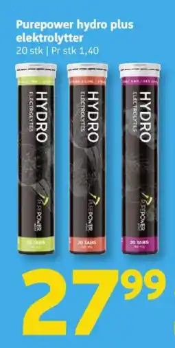 Løvbjerg Purepower hydro plus elektrolytter tilbud