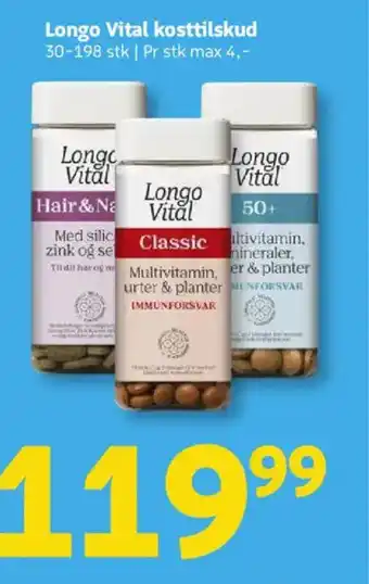 Løvbjerg Longo Vital kosttilskud tilbud