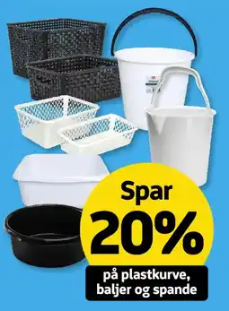 Løvbjerg På plastkurve, baljer og spande tilbud