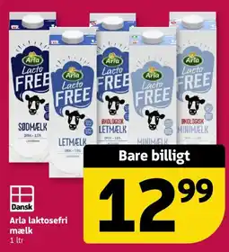 Løvbjerg Arla laktosefri mælk tilbud