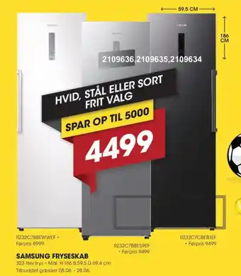 Punkt1 Samsung Fryseskab tilbud