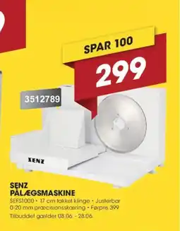 Punkt1 Senz Pålægsmaskine tilbud