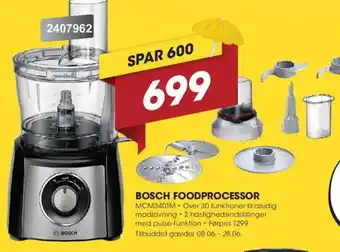 Punkt1 Bosch Foodprocessor tilbud