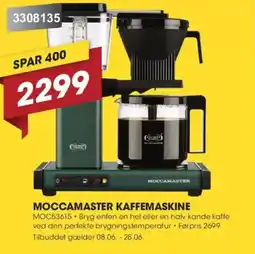 Punkt1 Moccamaster Kaffemaskine tilbud