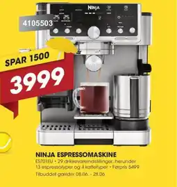 Punkt1 Ninja Espressomaskine tilbud
